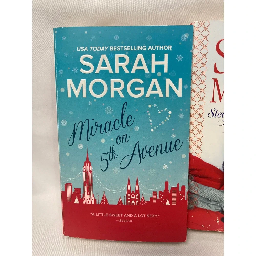 Sarah Morgan Christmas Lot of 3 Paperback Holiday Romance Books 5th Avenue